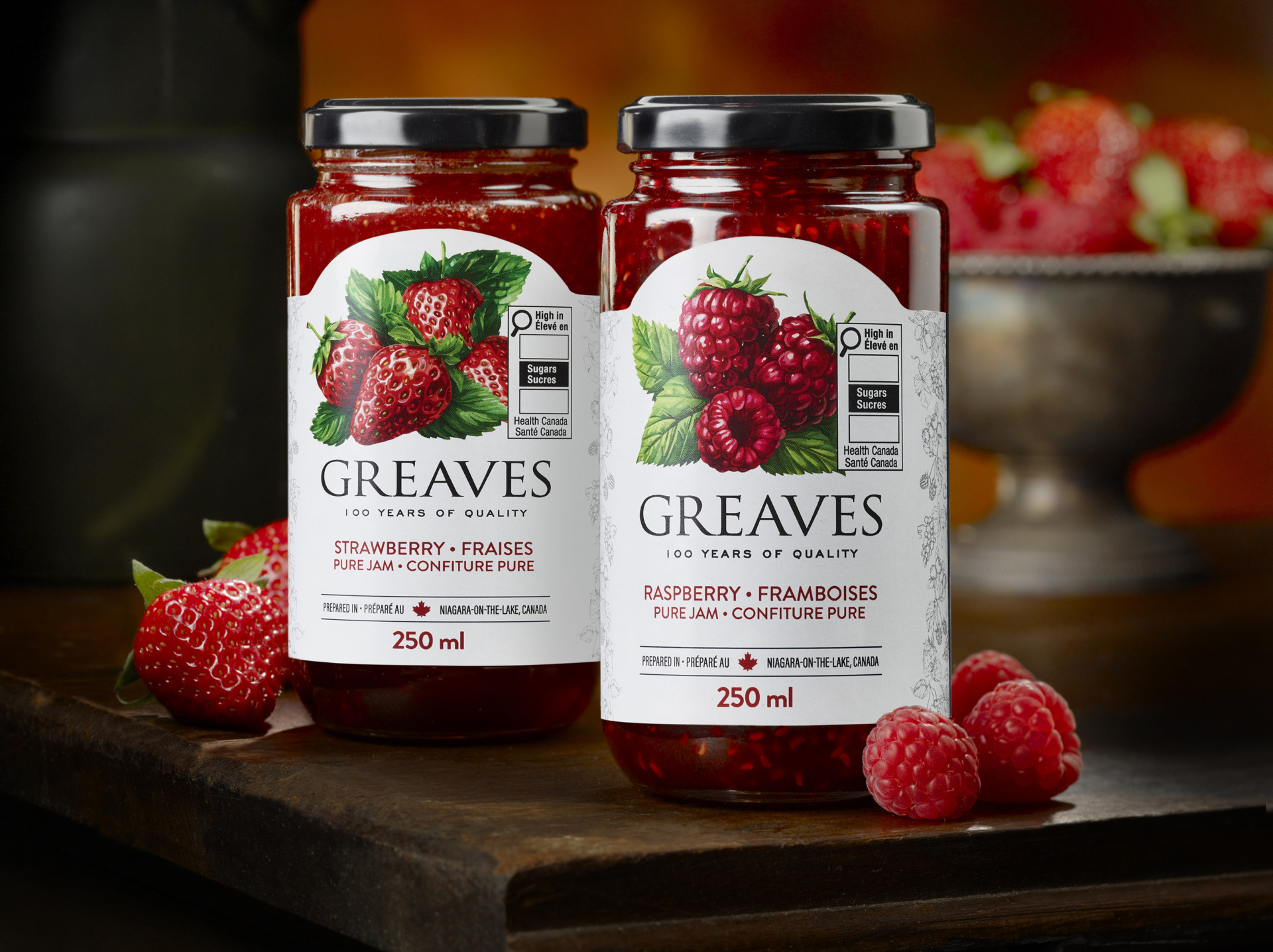 Greaves Strawberry Jam 250ml - Image 2