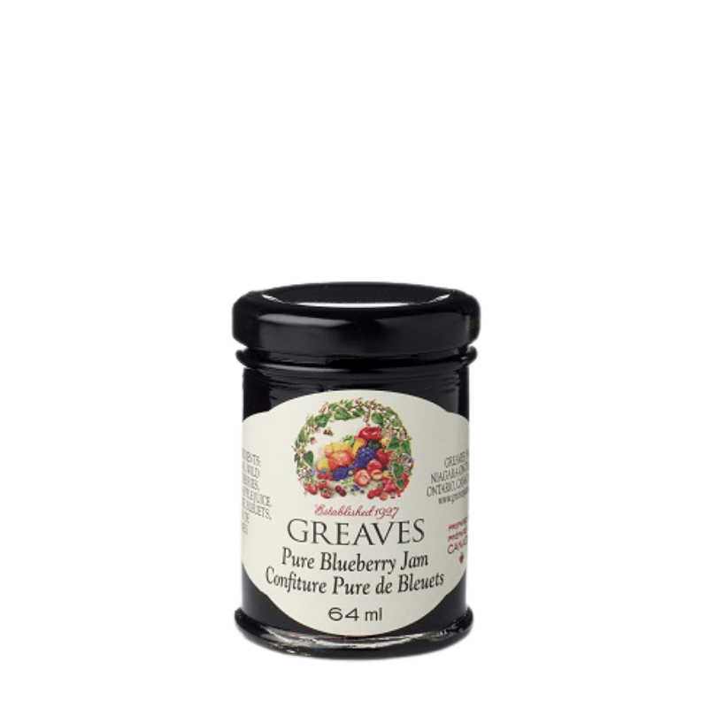 Greaves Mini Blueberry Jam 64ml - Greaves Jams and Marmalades