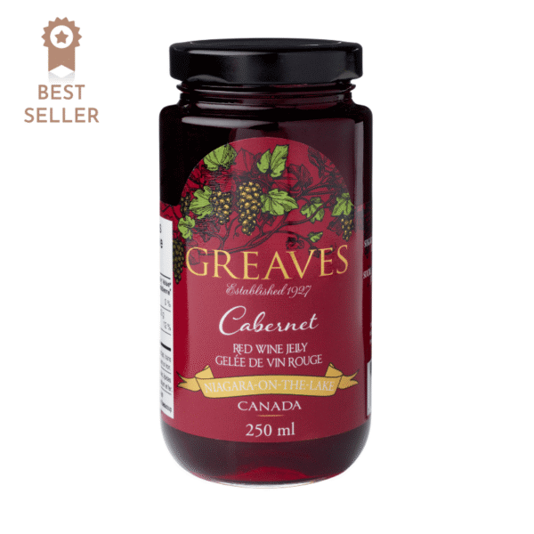 Greaves Cabernet Red Wine Jelly 250ml - A Bestseller