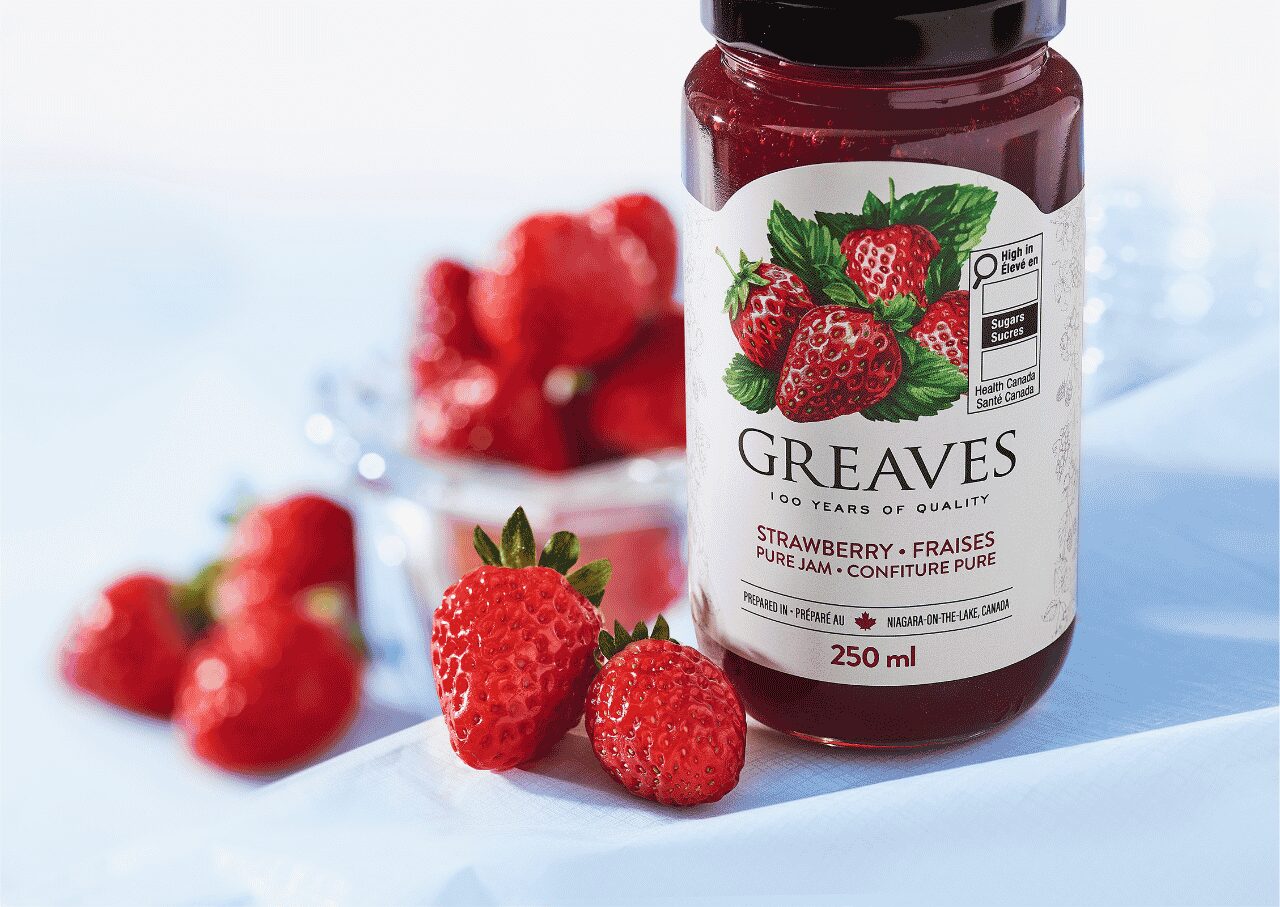 Greaves Strawberry Jam 250ml - Image 3