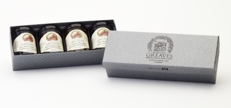 4 x 64ml Silver Basket Weave Gift Box