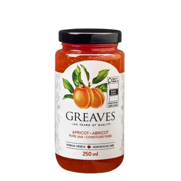 Greaves Apricot Jam 250ml