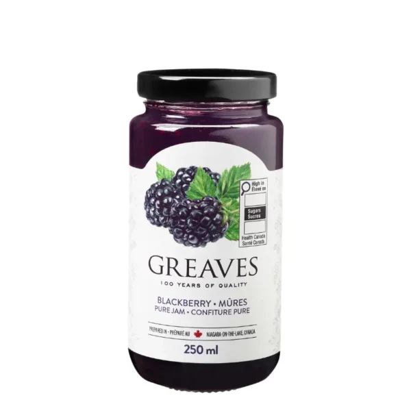 Greaves Blackberry Jam 250ml
