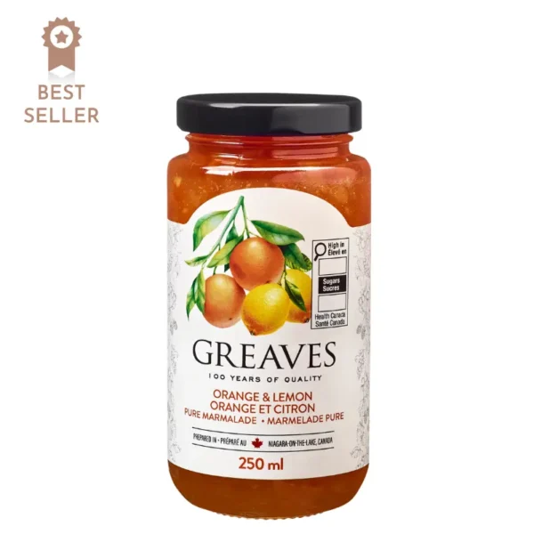 Greaves Orange & Lemon Marmalade 250ml