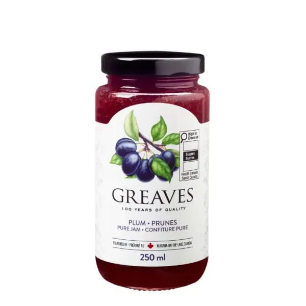 Greaves Plum Jam 250ml