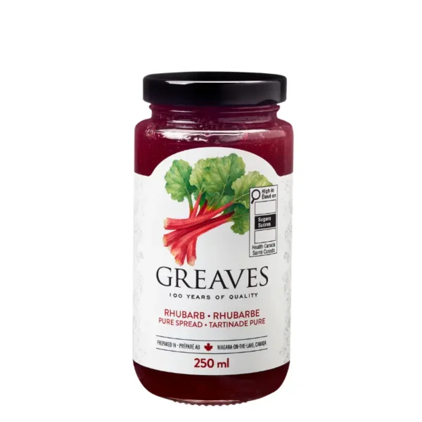 Greaves Rhubarb Spread 250ml