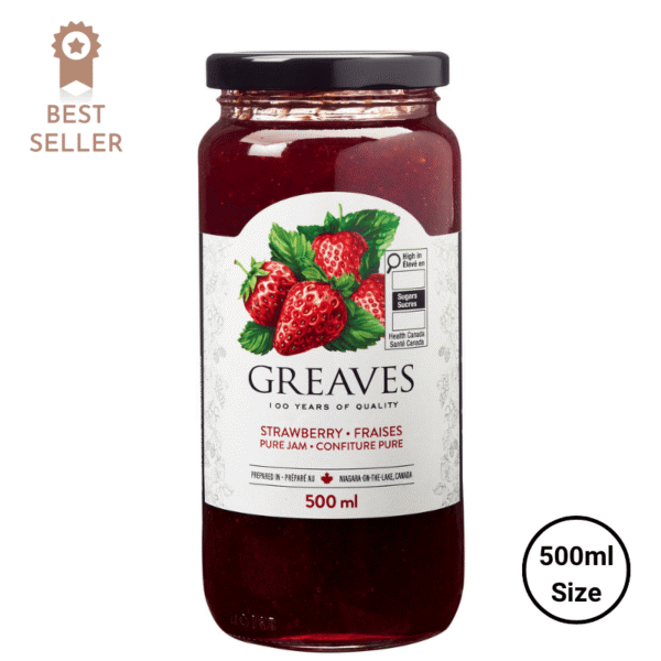 Greaves Strawberry Jam 500ml