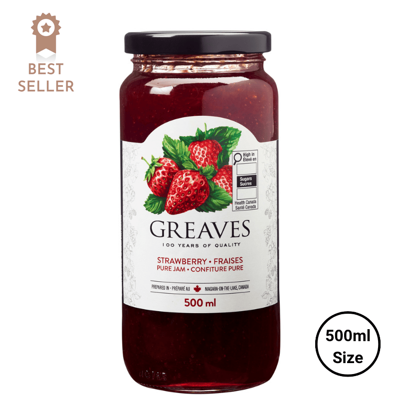 Greaves Strawberry Jam 500ml
