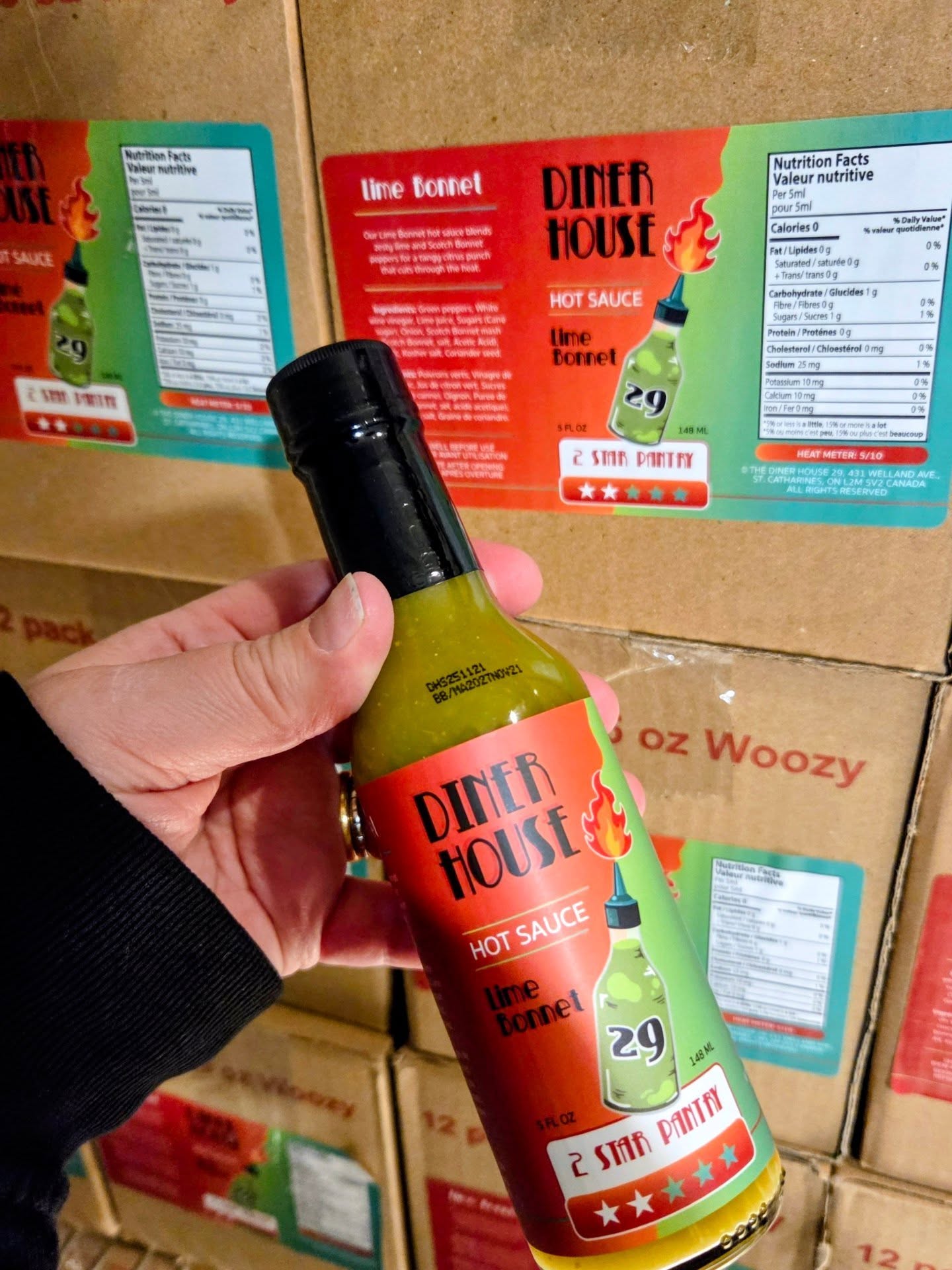 Hot Sauce Lime Bonnet Diner House 29 148ml