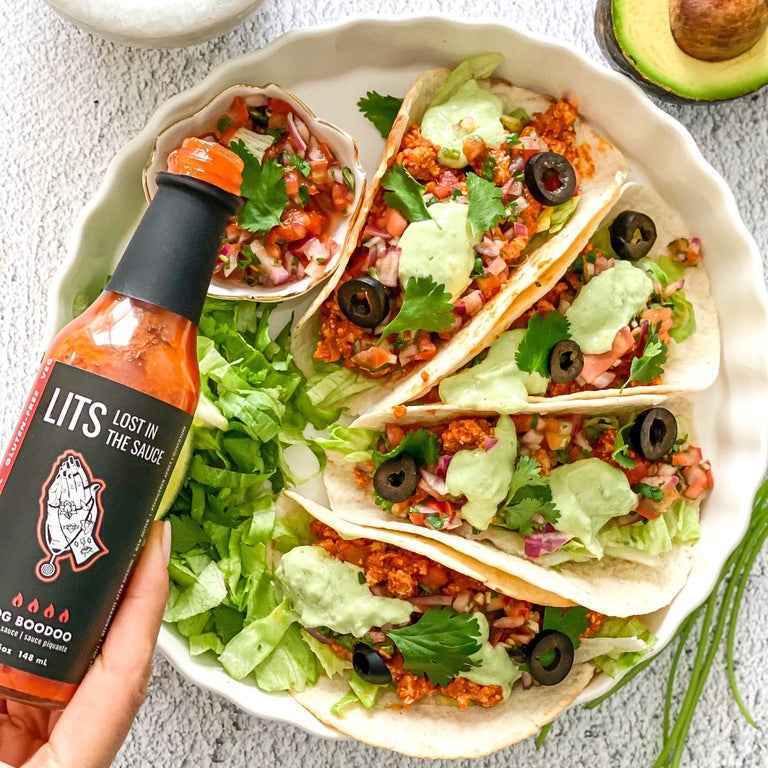 Lost in the Sauce OG Boodoo on tacos