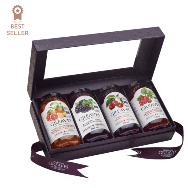 Greaves 4 x 250ml Gift Box "Greaves Favourites"