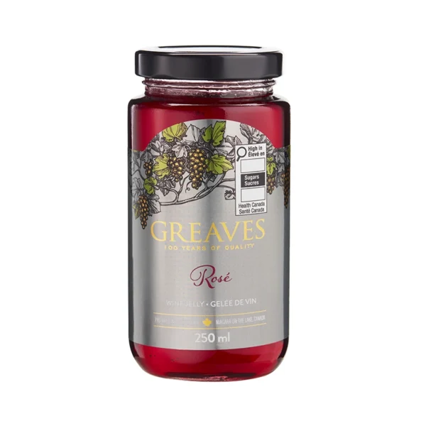 Greaves Rosé Wine Jelly 250mL